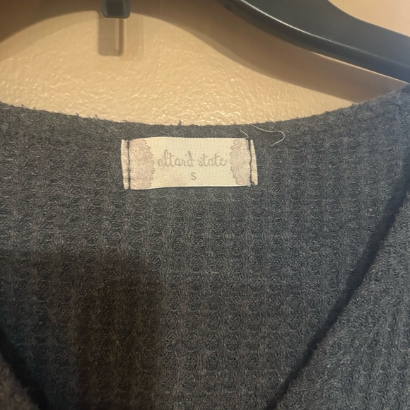 Alter'd State cute button up shirt with tie in the front. - Picture 3 of 3